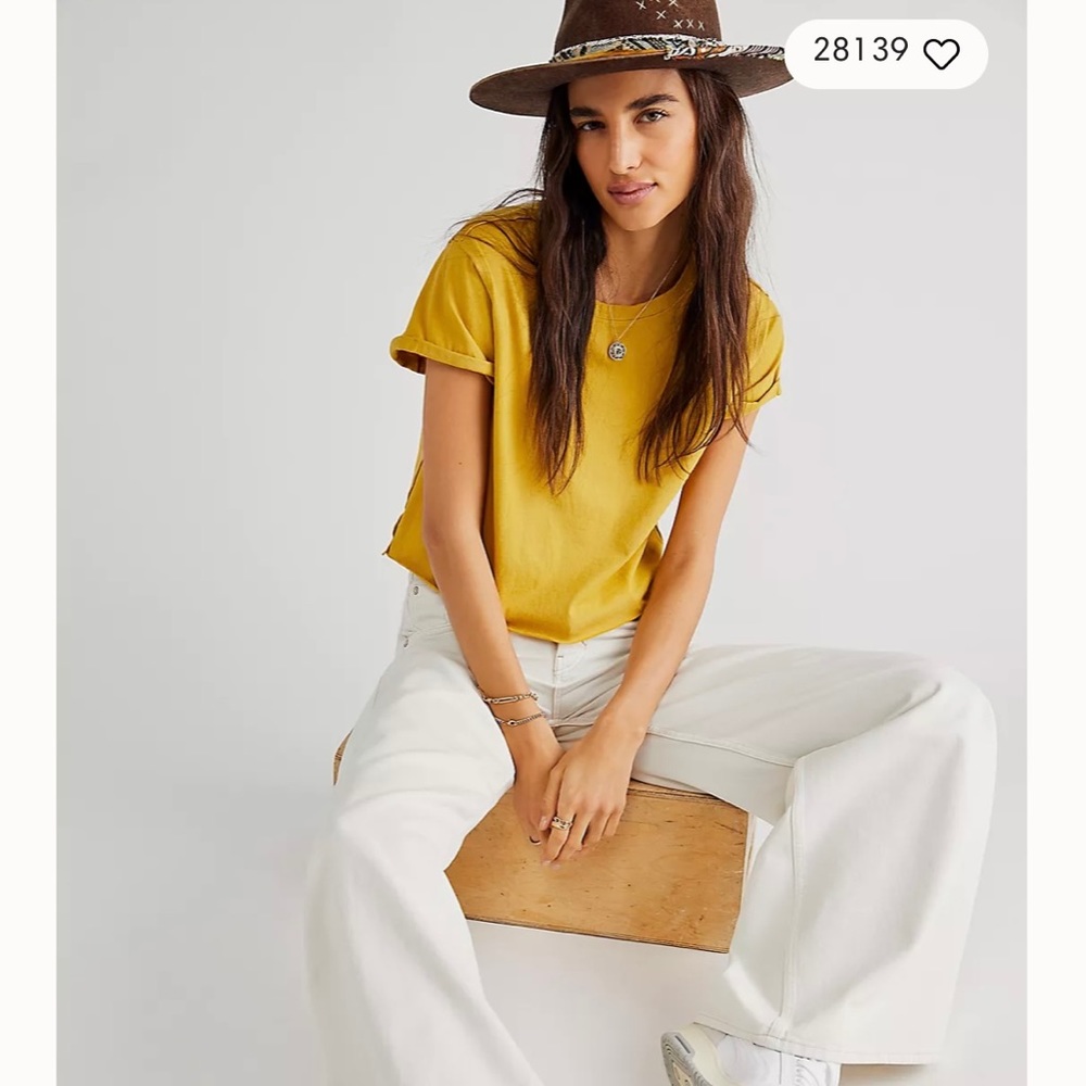 Free People ❤️SOLD OUT HP❤️ We The Free Perfect Tee in Large BNWT